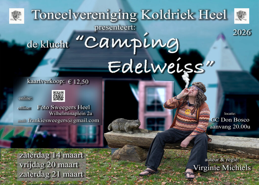 toegangsbewijs camping edelweiss zaterdag 14 maar